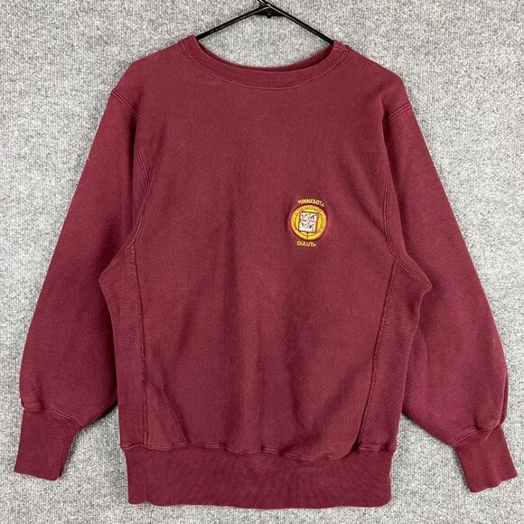 Vintage 90s Champion Reverse Weave University Of‎ Minnesota Duluth Sweatshirt L - Picture 1 of 7